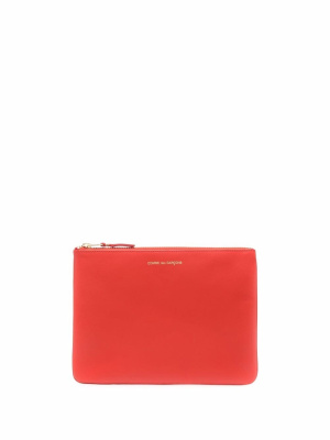 

Logo-print leather wallet, Comme Des Garçons Wallet Logo-print leather wallet