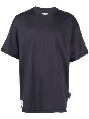 

Logo-patch drop-shoulder T-shirt, WTAPS Logo-patch drop-shoulder T-shirt