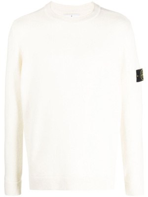 

Compass-patch crew-neck jumper, Stone Island Compass-patch crew-neck jumper