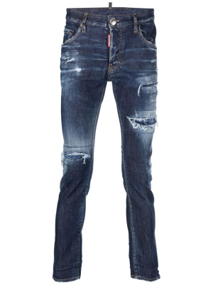 

Distressed-finish tapered-leg jeans, Dsquared2 Distressed-finish tapered-leg jeans