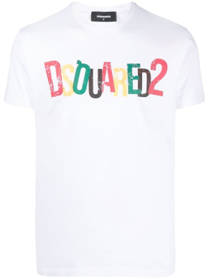 

Logo-print cotton T-shirt, Dsquared2 Logo-print cotton T-shirt