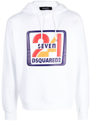 

Logo-print pullover hoodie, Dsquared2 Logo-print pullover hoodie