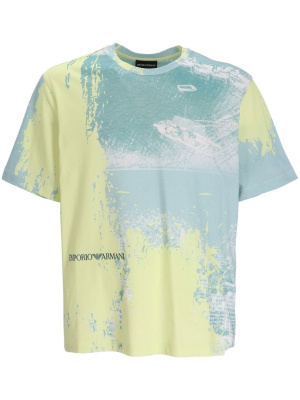 

All-over city print T-shirt, Emporio Armani All-over city print T-shirt