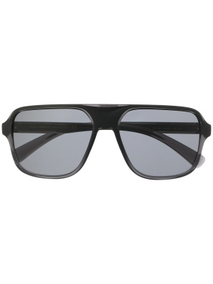 

Logo-embossed square-frame sunglasses, Dolce & Gabbana Eyewear Logo-embossed square-frame sunglasses
