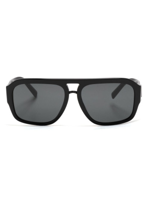 

Logo-plaque square-frame sunglasses, Dolce & Gabbana Eyewear Logo-plaque square-frame sunglasses