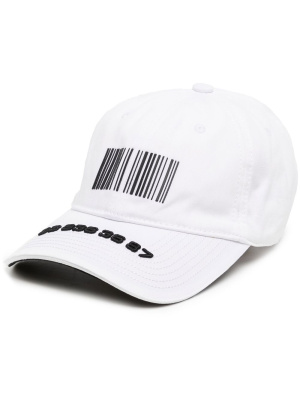 

Barcode-print baseball cap, VTMNTS Barcode-print baseball cap