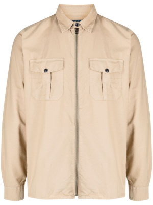 

Long-sleeve cotton zipped shirt, Polo Ralph Lauren Long-sleeve cotton zipped shirt