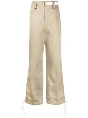 

Belted chino trousers, Sacai Belted chino trousers