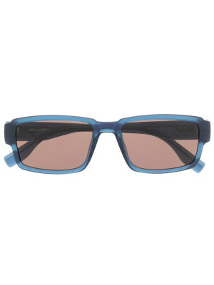 

Rectangle-frame logo-print sunglasses, Karl Lagerfeld Rectangle-frame logo-print sunglasses