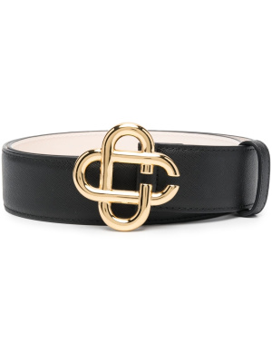 

Logo-buckle leather belt, Casablanca Logo-buckle leather belt