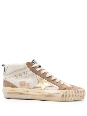 

Mid Star lace-up sneakers, Golden Goose Mid Star lace-up sneakers