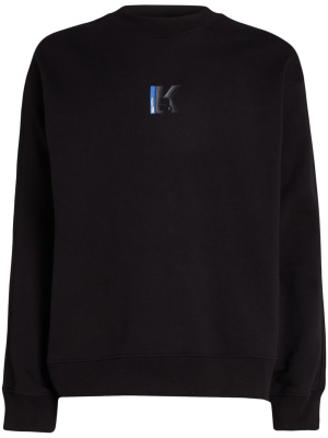 

Logo-print organic-cotton sweatshirt, Karl Lagerfeld Jeans Logo-print organic-cotton sweatshirt