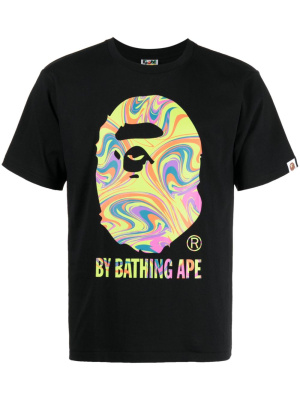 

Marbling graphic-print T-shirt, A BATHING APE® Marbling graphic-print T-shirt