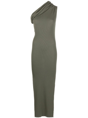 

One-shoulder sleeveless maxi dress, Rick Owens One-shoulder sleeveless maxi dress
