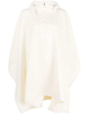 

Logo-print wool cape, Moncler Logo-print wool cape