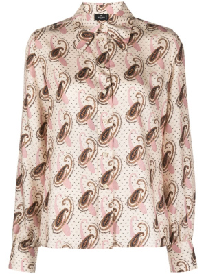 

Paisley-print silk shirt, ETRO Paisley-print silk shirt