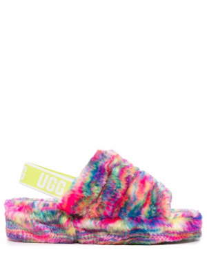 

Abstract-print slingback slides, UGG Abstract-print slingback slides