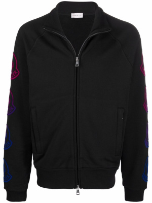 

Logo-print zip-up sweatshirt, Moncler Logo-print zip-up sweatshirt