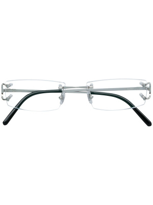 

Frameless square glasses, Cartier Eyewear Frameless square glasses