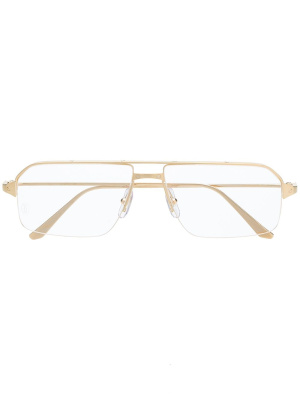 

CT0231O rectangular-frame glasses, Cartier Eyewear CT0231O rectangular-frame glasses