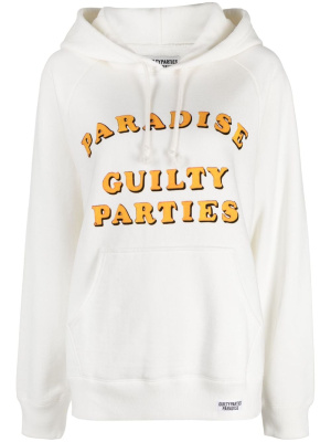 

Slogan-print cotton hoodie, WACKO MARIA Slogan-print cotton hoodie