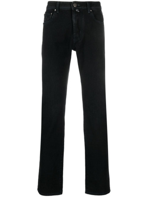 

Logo-patch skinny jeans, Jacob Cohën Logo-patch skinny jeans