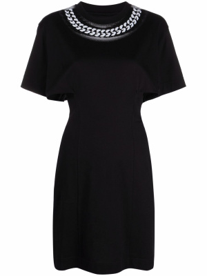

Chain-print T-shirt dress, Givenchy Chain-print T-shirt dress