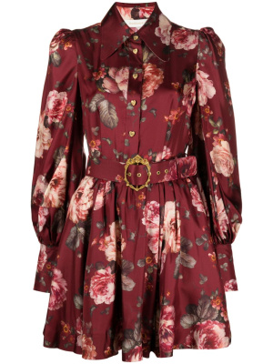 

Luminosity floral-print silk shirtdress, ZIMMERMANN Luminosity floral-print silk shirtdress