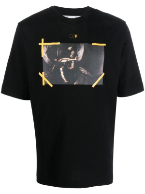 

Caravaggio-print T-shirt, Off-White Caravaggio-print T-shirt
