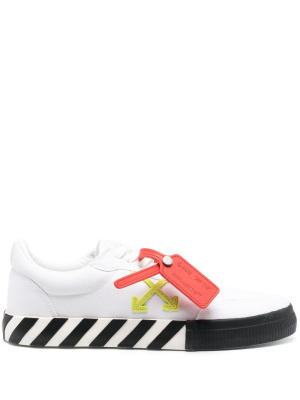 

Logo-print leather sneakers, Off-White Logo-print leather sneakers