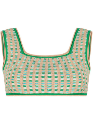 

Square-neck crop top, Jacquemus Square-neck crop top