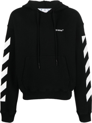 

Logo-print drawstring hoodie, Off-White Logo-print drawstring hoodie