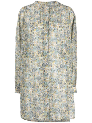 

Floral-print cotton-silk shirt, ISABEL MARANT Floral-print cotton-silk shirt