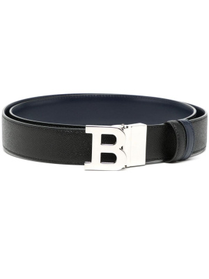 

Logo-plaque leather belt, Bally Logo-plaque leather belt