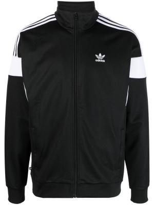 

Logo-print zip-up jacket, Adidas Logo-print zip-up jacket