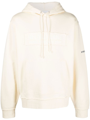 

Trapunto cotton hoodie, Helmut Lang Trapunto cotton hoodie