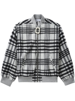 

Checked zipped bomber jacket, JW Anderson Checked zipped bomber jacket