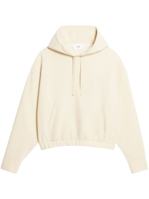 

Pouch-pocket drawstring hoodie, AMI Paris Pouch-pocket drawstring hoodie