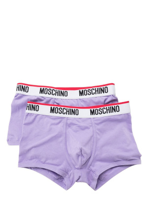 

Logo-waistband boxers set of 2, Moschino Logo-waistband boxers set of 2