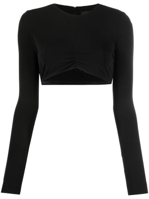 

Ruched long-sleeve cropped top, Dsquared2 Ruched long-sleeve cropped top