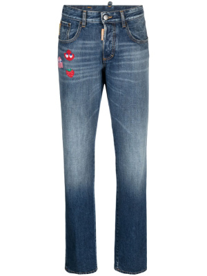 

X Pac-Man straight-leg jeans, Dsquared2 X Pac-Man straight-leg jeans