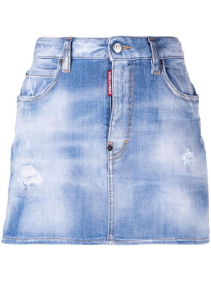 

Light-wash denim skirt, Dsquared2 Light-wash denim skirt