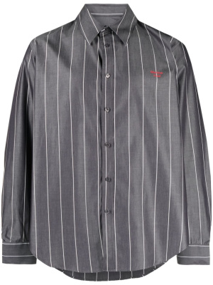 

Vertical-stripe long-sleeve shirt, Martine Rose Vertical-stripe long-sleeve shirt