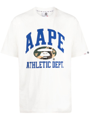 

Logo-print cotton T-shirt, AAPE BY *A BATHING APE® Logo-print cotton T-shirt