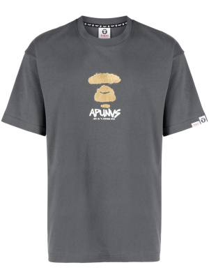 

Logo-print cotton T-shirt, AAPE BY *A BATHING APE® Logo-print cotton T-shirt