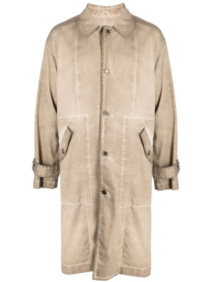 

Single-breasted button-fastening coat, Uma Wang Single-breasted button-fastening coat