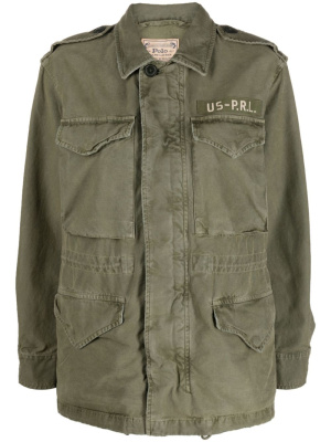 

Patch-detail cotton jacket, Polo Ralph Lauren Patch-detail cotton jacket
