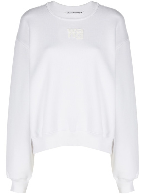 

Logo-print cotton sweatshirt, Alexander Wang Logo-print cotton sweatshirt