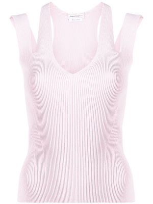 

Cut-out tank top, Alexander McQueen Cut-out tank top