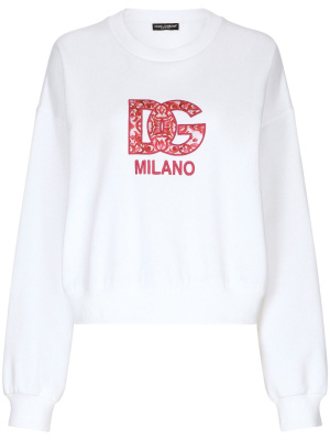 

Logo-print sweatshirt, Dolce & Gabbana Logo-print sweatshirt